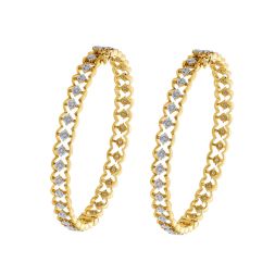 Classic Diamond Bangle Set of 2