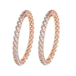 Versatile 18KT Rose Gold Bangle