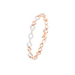 Celestial Rose Diamond Bracelet