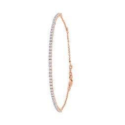 Eye-Catching 18KT Rose Gold Women Bracelet