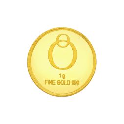 1 GM 24KT Yellow Gold Coin