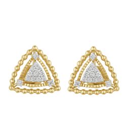Elegant Diamond Stud Earrings