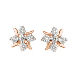 Breathtaking 14KT Rose Gold Earrings