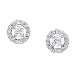 Contemporary Diamond Crown Star Earrings
