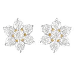 Ecletic Gold Crown Star Earrings