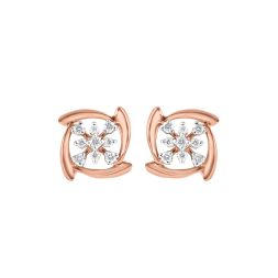 Timeless Treasures Rose Gold Diamond Earrings