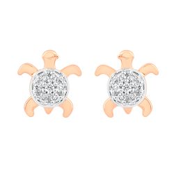 Turtle Design Diamond Studs