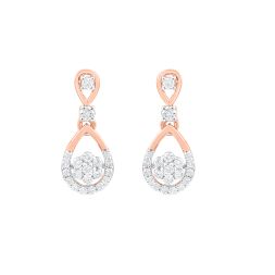 Serenity 14KT Gold Diamond Danglers
