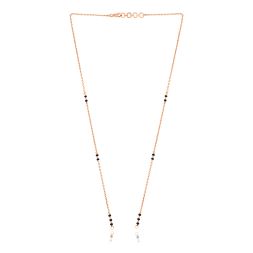 Aesthetic Rose Gold and Diamond Mangalsutra