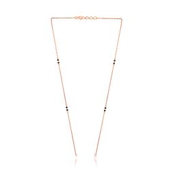 Casual Blackbeads Rose Gold Tanmaniya Chain