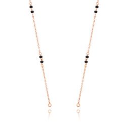 Gorgeous Black Bead Diamond Mangalsutra