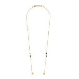 Alluring Yellow Gold Blackbeads Mangalsutra