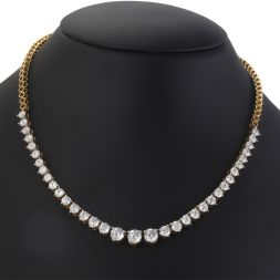 Enchanting Diamond Studded Short Necklace