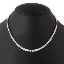 Sparkling Diamond Studded Short Necklace