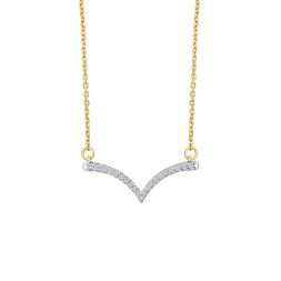 Stunning Yellow Gold and Diamond Necklace