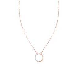Round Design Diamond Chain Necklace
