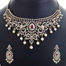 Radiant Opulence Diamond Necklace Set