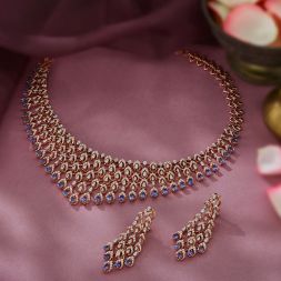 Glistening Radiance Diamond Necklace Set