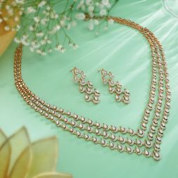 Aesthetic Rose Gold Jewellery Set