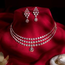 Royal Maharani Diamond Necklace Set