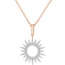 Chic 14KT Rose Gold Desired Pendant
