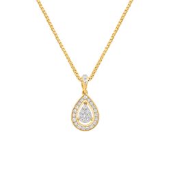 Pear Drop Design Diamond Pendant