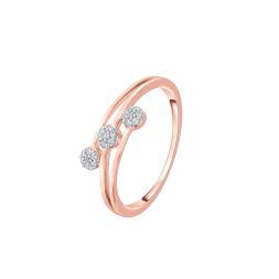 Delicate Diamond Clustered Ring For Women