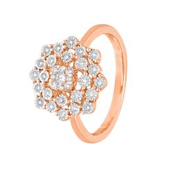Eyecatching Rose Gold Finger Ring