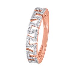 Stylish 18KT Rose Gold Ring