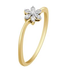 Floral 14KT Rose Gold Ring