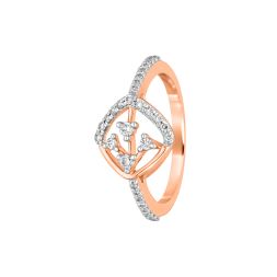 Sparkling Rose Gold Ring