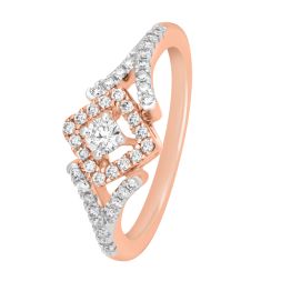Bejewelled Rose Gold Ring