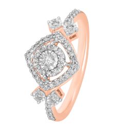Intricate 14KT Rose Gold Finger Ring
