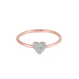 Radiant Diamond Rose Gold Ring