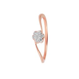 Resplendent Diamond Rose Gold Ring