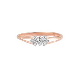 Luminous Diamond Rose Gold Ring
