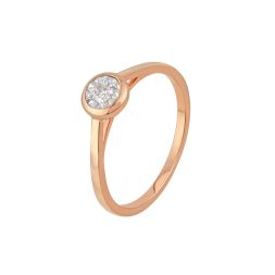 Elegant Diamond Cocktail Finger Ring
