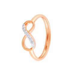Infinity Design Diamond Finger Ring