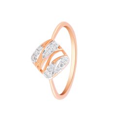 Textured Diamond Ring