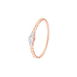 Rose Embrace Womens Diamond Ring