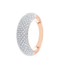 Rosé Palette Womens Diamond Ring