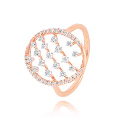Attractive 18KT Rose Gold Women Ring