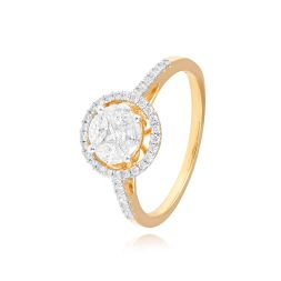 Luxe Minimal 18KT Diamond Ring