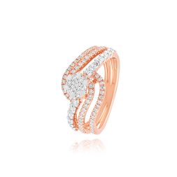 Golden Petal Womens Ring