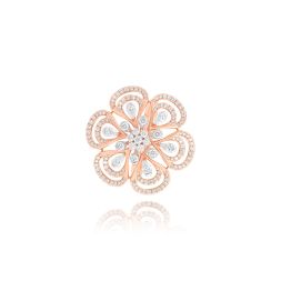 Grand Floral Bloom Diamond Ring