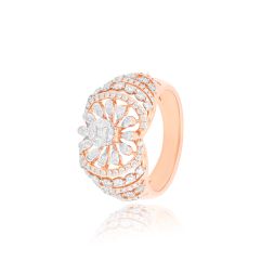 Radiant Sunburst Diamond Ring