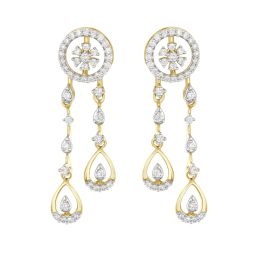 Graceful Gold Danglers