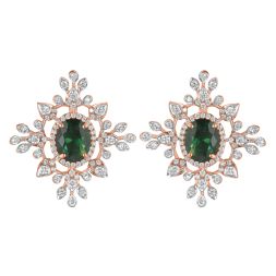 Perfect Diamond Studded Earrings