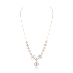 Circular Beauty Diamond Necklace