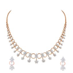 Majestic Charm Diamond Necklace Set